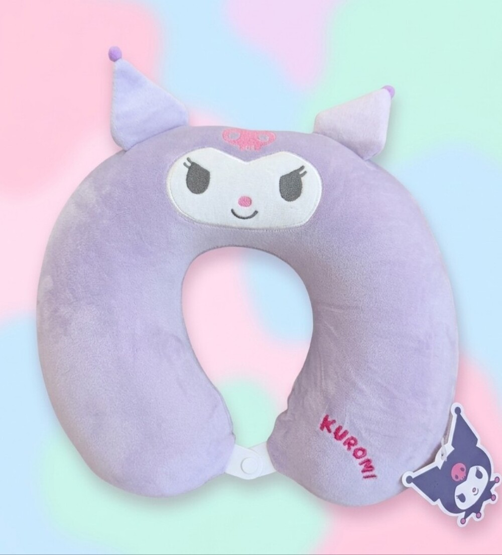 Kuromi Travel Pillow